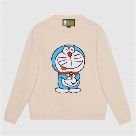 doraemon x gucci sweater|doraemon x gucci sweatshirt.